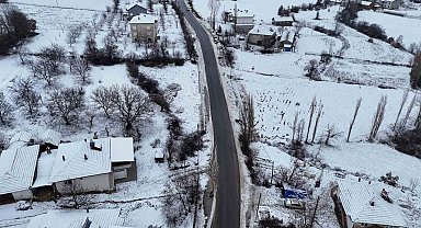 Uşak'ın yüksek kesimleri beyaza büründü