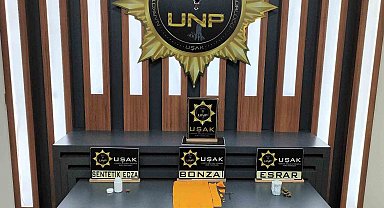 Uşak'ta çok sayıda uyuşturucu madde ele geçirildi