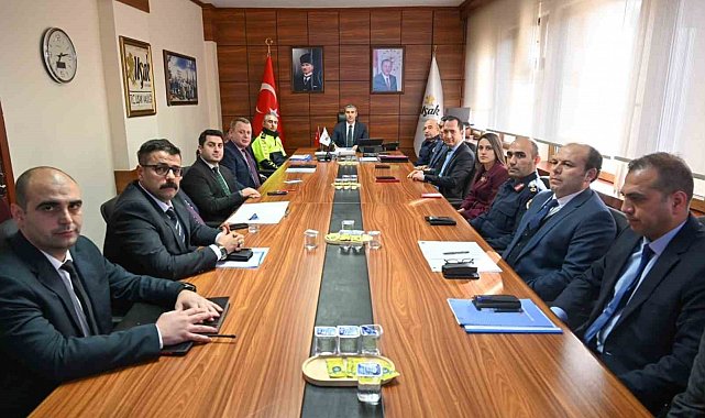 Uşak'ta İl Güvenlik Asayiş ve Koordinasyon Kurulu toplandı