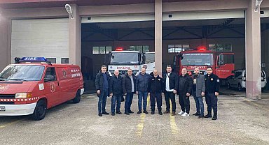 Üsküp'ten itfaiye gönüllü timleri Mudanya'da
