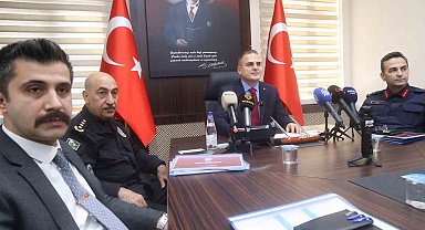 Vali Akbıyık 2025 yılı asayiş-güvenlik rakamlarını değerlendirdi