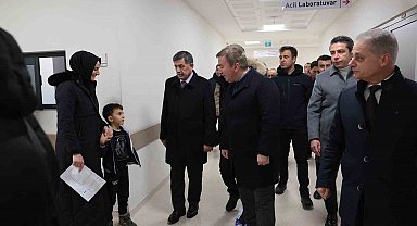 Vali Aydoğdu yeni yıla hastanede girdi