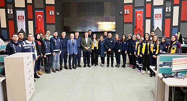 Vali Aydoğdu'dan 112 Acil Çağrı Merkezi'ne ziyaret