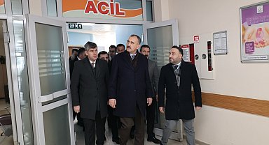 Vali Bozkurt'tan Diyadin Devlet Hastanesine Ziyaret