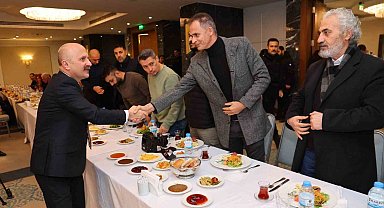 Vali Osman Varol, basın mensuplarıyla bir araya geldi