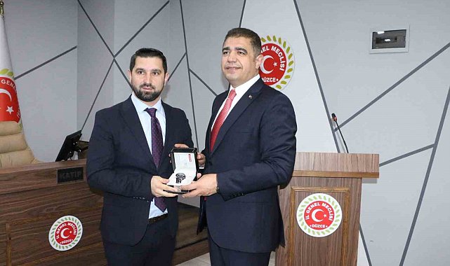 Vali Selçuk Aslan'dan İl Genel Meclisi'ne veda ziyareti