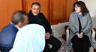 Vali Şıldak umuda kapı açanları evlerinde ziyaret etti