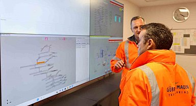 Vali Sözer, altın madeninde inceleme yaptı