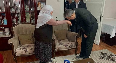 Vali Yılmaz'dan vefa ziyareti