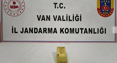 Van'da 1 kiloluk kültçe altın ele geçirildi