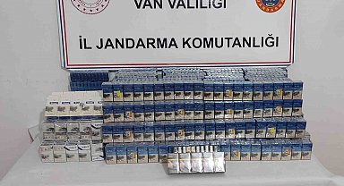 Van'da kaçak sigara ele geçirildi
