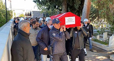 Vefat eden polis memuru törenle son yolculuğuna uğurlandı