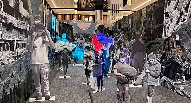 Yapay zeka ile canlandırılan aile hikayeleri 'Bütün Mutlu Aileler Birbirine Benzer' sergisinde ziyaretçilerle buluşuyor