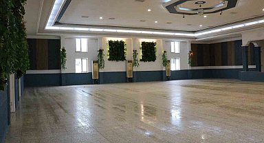 Yenipazar'da kışlık düğün salonu yenilendi