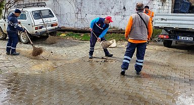 Yoğun yaşın ardından belediye ekipleri sahada