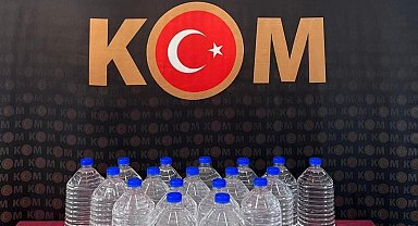Yozgat'ta 100 litre kaçak alkol ele geçirildi