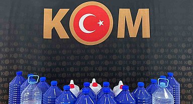 Yozgat'ta kaçak alkol yakalandı