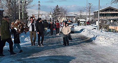 Yozgat'ta kar sonrası vatandaşlar Türkiye'nin ilk milli parkına akın etti