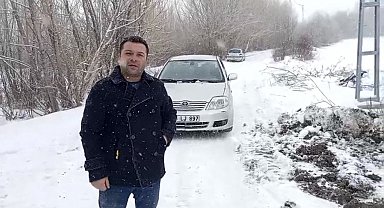 Yozgat'ta mahsur kalan araç özel idare ekiplerince kurtarıldı