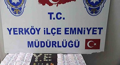 Yozgat'ta sahte altın ile kuyumcuyu dolandıran bir kişi yakalandı