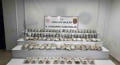 Yüksekova 60 kilo uyuşturucu madde ele geçirildi