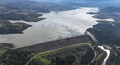 250 bin dekar alanı sulayan Bayramiç Barajı'nda su seviyesi yüzde 100'e ulaştı