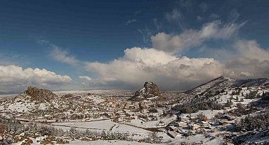 '4 Mevsim' temalı Karahisar Kalesi görüntüsü mest etti