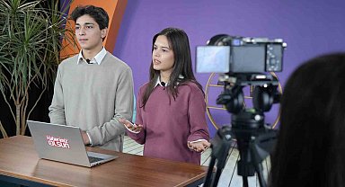 'Haberimiz Olsun Projesi' kapsamında genç öğrenciler ekran karşısına çıkıyor