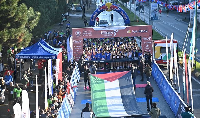 46. Uluslararası Trabzon Yarı Maratonu koşuldu