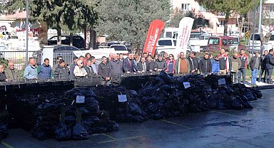 50 bin adet üzümsü fidan dağıtıldı