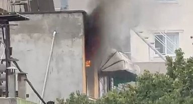 Adana'da ev yangını