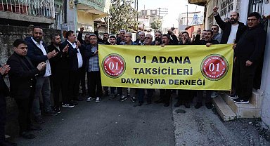 Adana'da taksicilerden korsan taksi eylemi