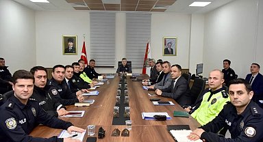 Adıyaman'da aylık emniyet değerlendirme toplantısı yapıldı