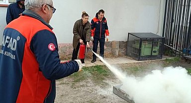 AFAD önce eğitim veriyor, sonra tatbikat yapıyor