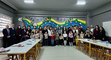 Aileler masal atölyesinde buluştu