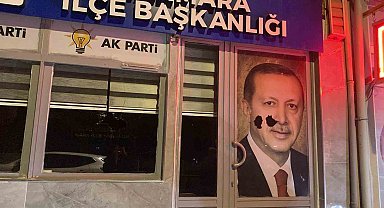 AK Parti Marmara ilçe binasına taşlı saldırıyla ilgili 1 kişi gözaltına alındı