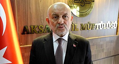 Aksaray'da mahyalar camileri süslüyor