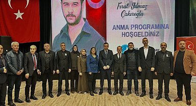 Akşehir'de Fırat Yılmaz Çakıroğlu için anma programı düzenlendi