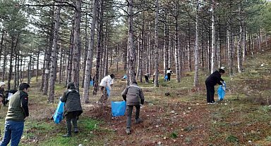 Akşehir'de orman yangınlarına karşı örnek çalışma