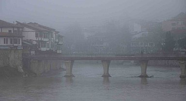 Amasya'da yoğun sis etkili oldu