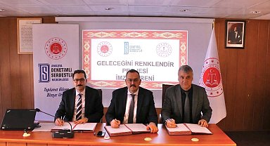 Amasya'da yükümlülerin topluma kazandırılması için uygulanacak 2 projede imza atıldı