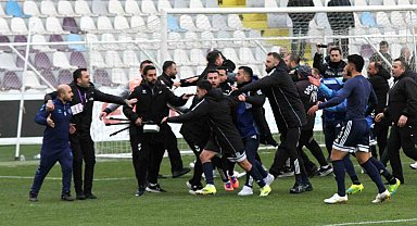 Ankara Keçiörengücü - Erzurumspor FK maçında kavga çıktı