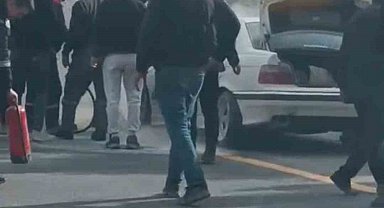 Ankara'da otomobil yangını