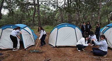 Antalya Büyükşehir Belediyesi izcileri kaynaşma kampında buluştu