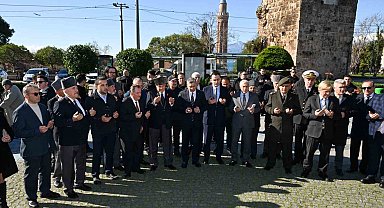 Antalya'nın Kurtuluş Savaşı'nda verdiği ilk sivil şehidi törenle anıldı