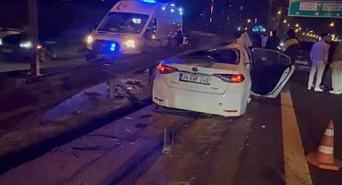 Ataşehir'de makas kazası : 2 hafif yaralı