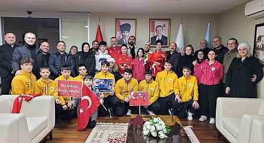Avrupa Şampiyonu Samsun'da coşkuyla karşılandı