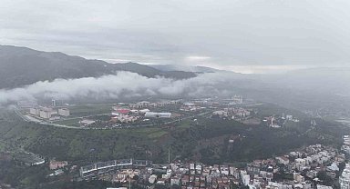 Aydın güne bulutla uyandı