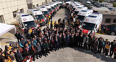 Aydın'da acil sağlık filosuna 16 yeni ambulans