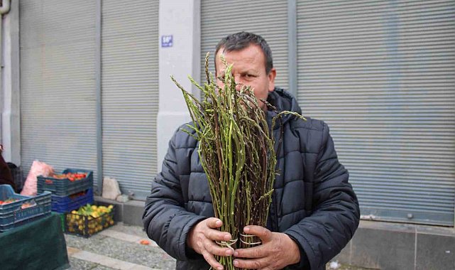 Aydın'ın yöresel lezzeti kedirgen ve sarmaşıklar pazar tezgahlarını süslemeye başladı
